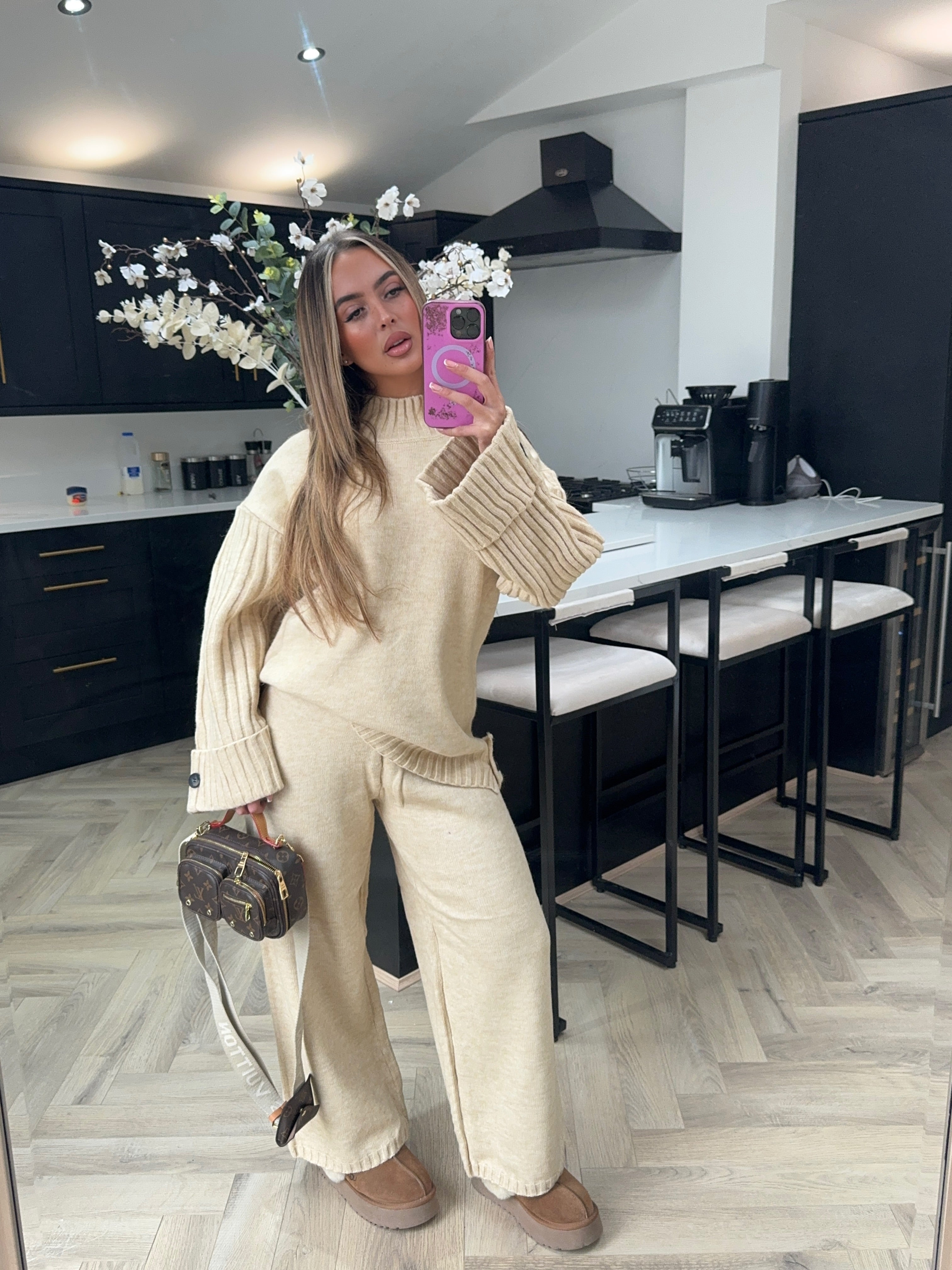 LOLA Knitted Lounge Set - Beige