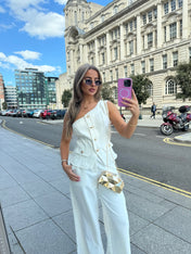 ELIANA Cream Two piece