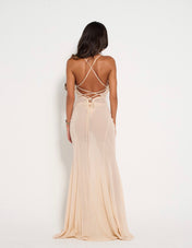 XANTHE Sequin Mesh Maxi