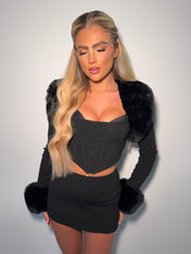 LOVERGIRL SKIRT (BLACK)