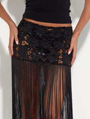 AMARENA TASSEL SKIRT
