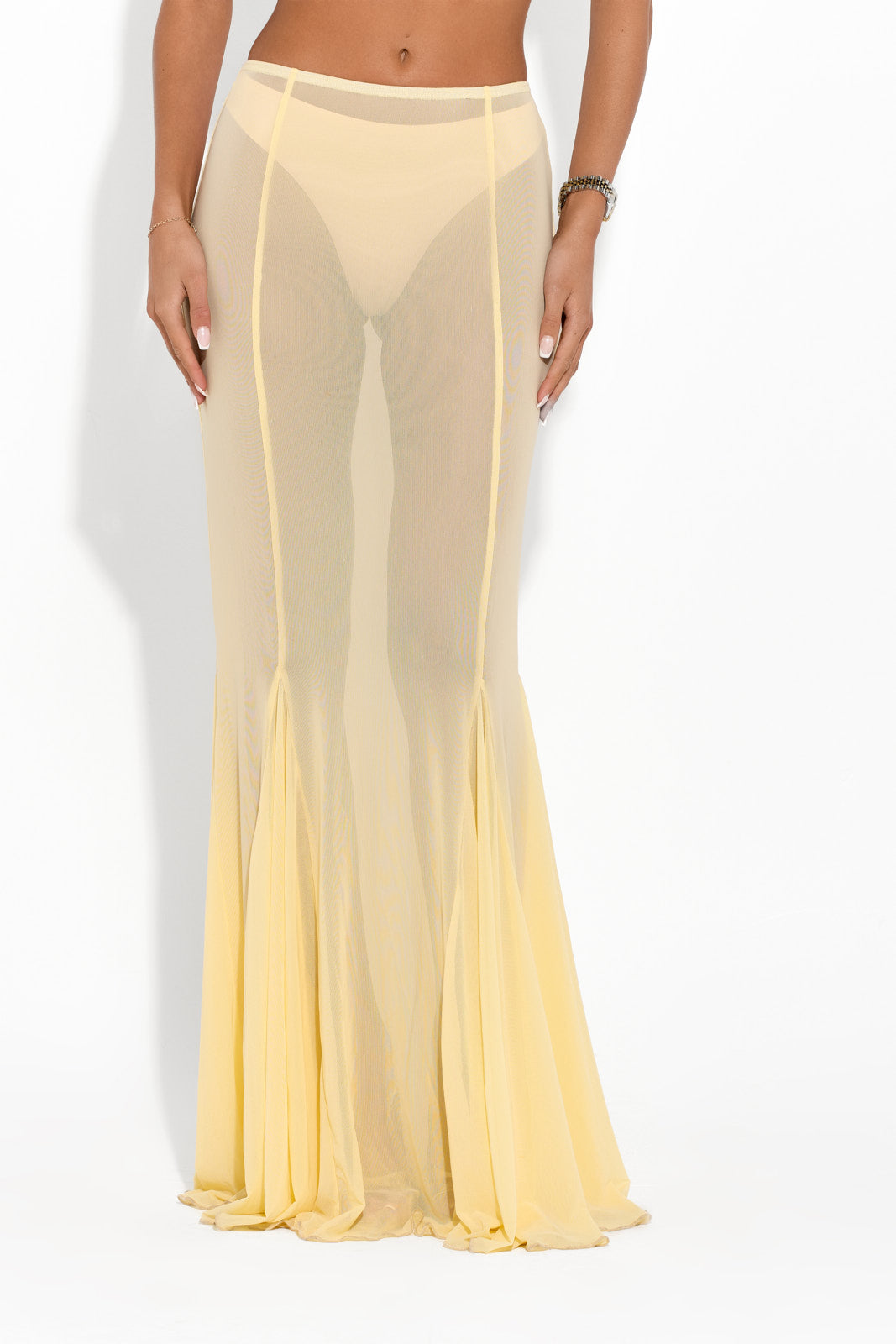 AURELIA Mesh Maxi Skirt