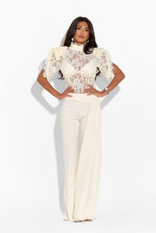 MAYFAIR Ivory Trousers