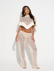 SOLEIL Embellished Trousers