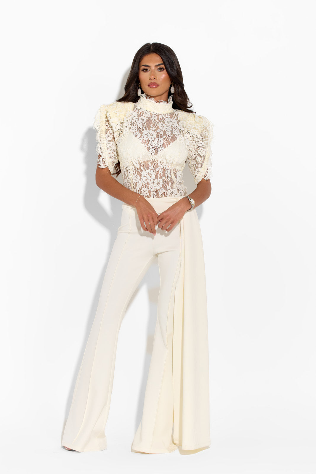 MAYFAIR Ivory Trousers