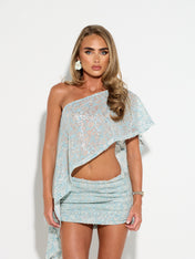 AZZURRA Lace Mini Skirt