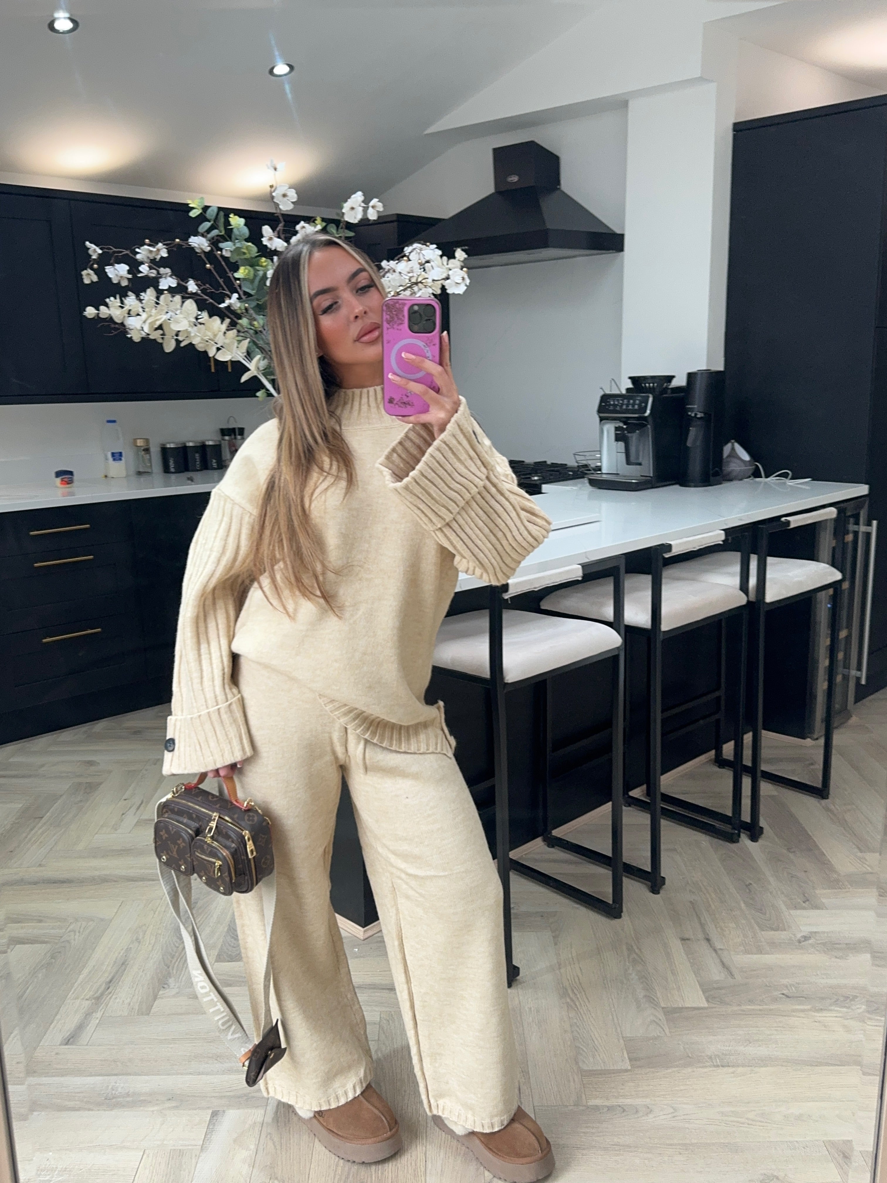 LOLA Knitted Lounge Set - Beige
