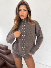 ‘MAUVE’ CHOCOLATE KNIT CO ORD (PRE-ORDER)
