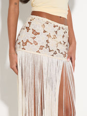 CHANTILLY TASSEL SKIRT