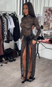 ROSE DIAMANTÉ SKIRT