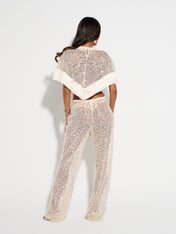 SOLEIL Embellished Tassel Top