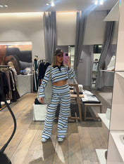 FREYA STRIPE TROUSERS
