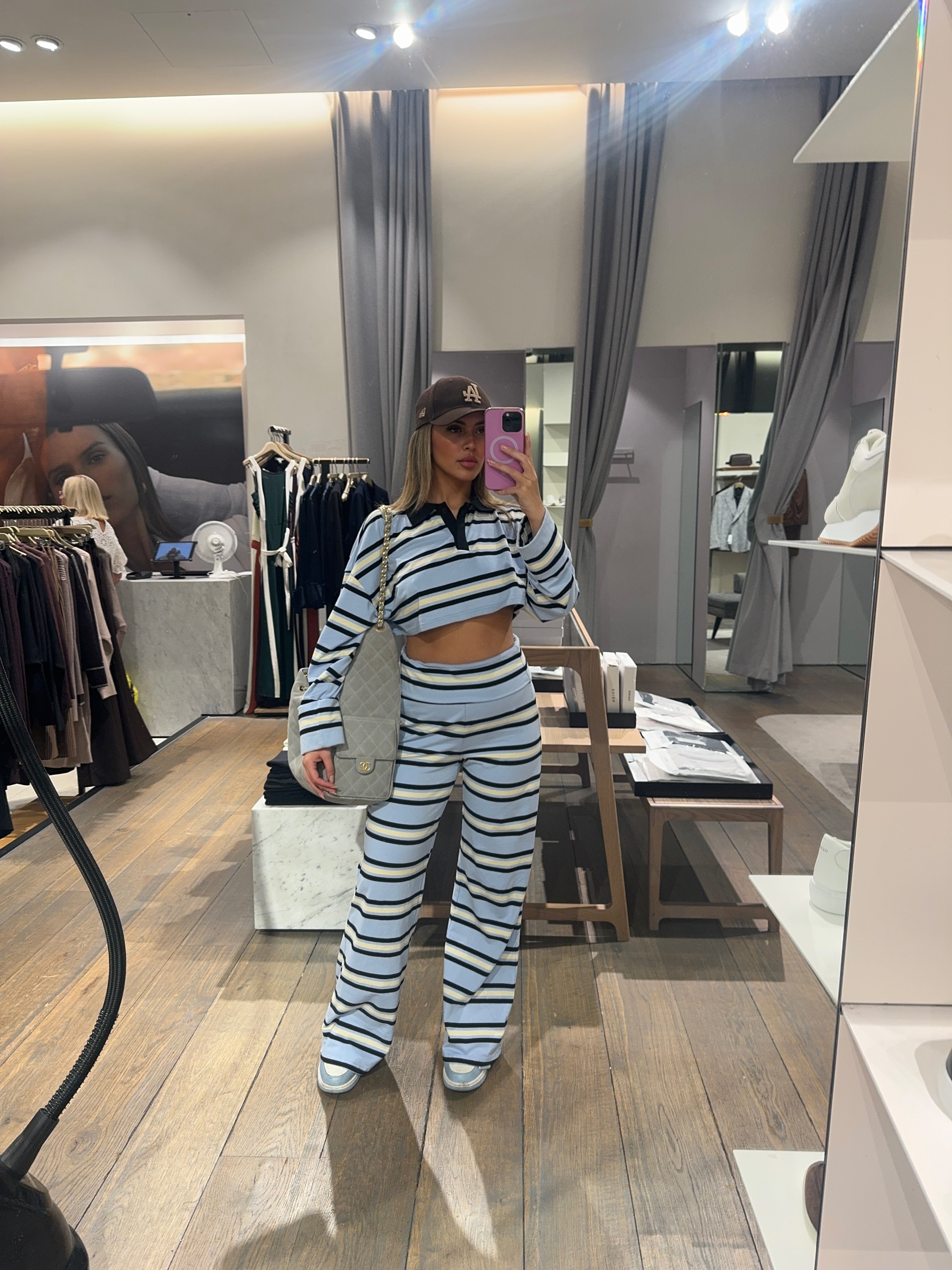 FREYA STRIPE TROUSERS