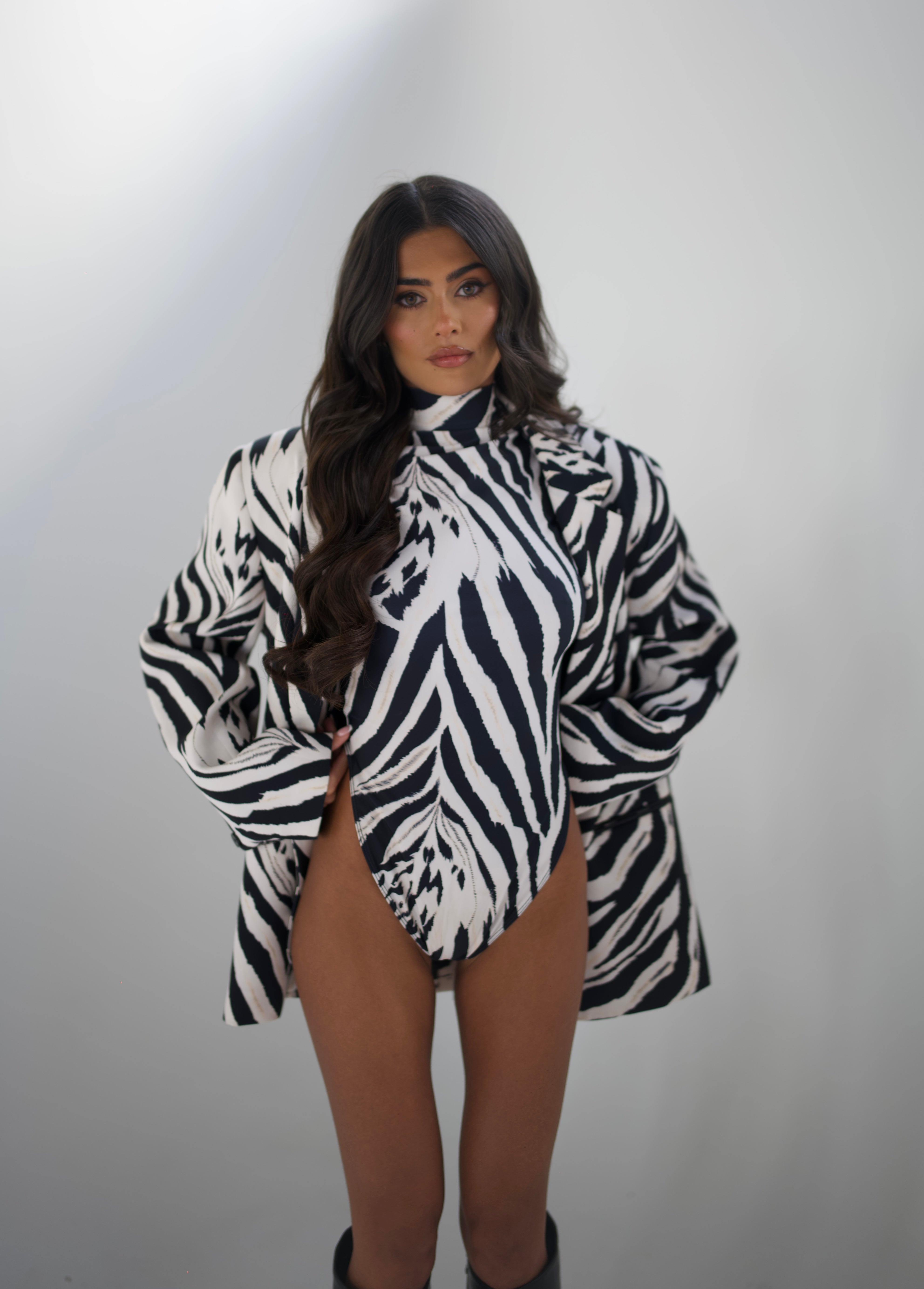VALENTINA ZEBRA BLAZER