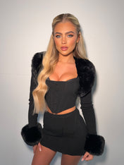 LOVERGIRL SKIRT (BLACK)