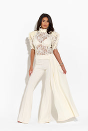 MAYFAIR Ivory Trousers