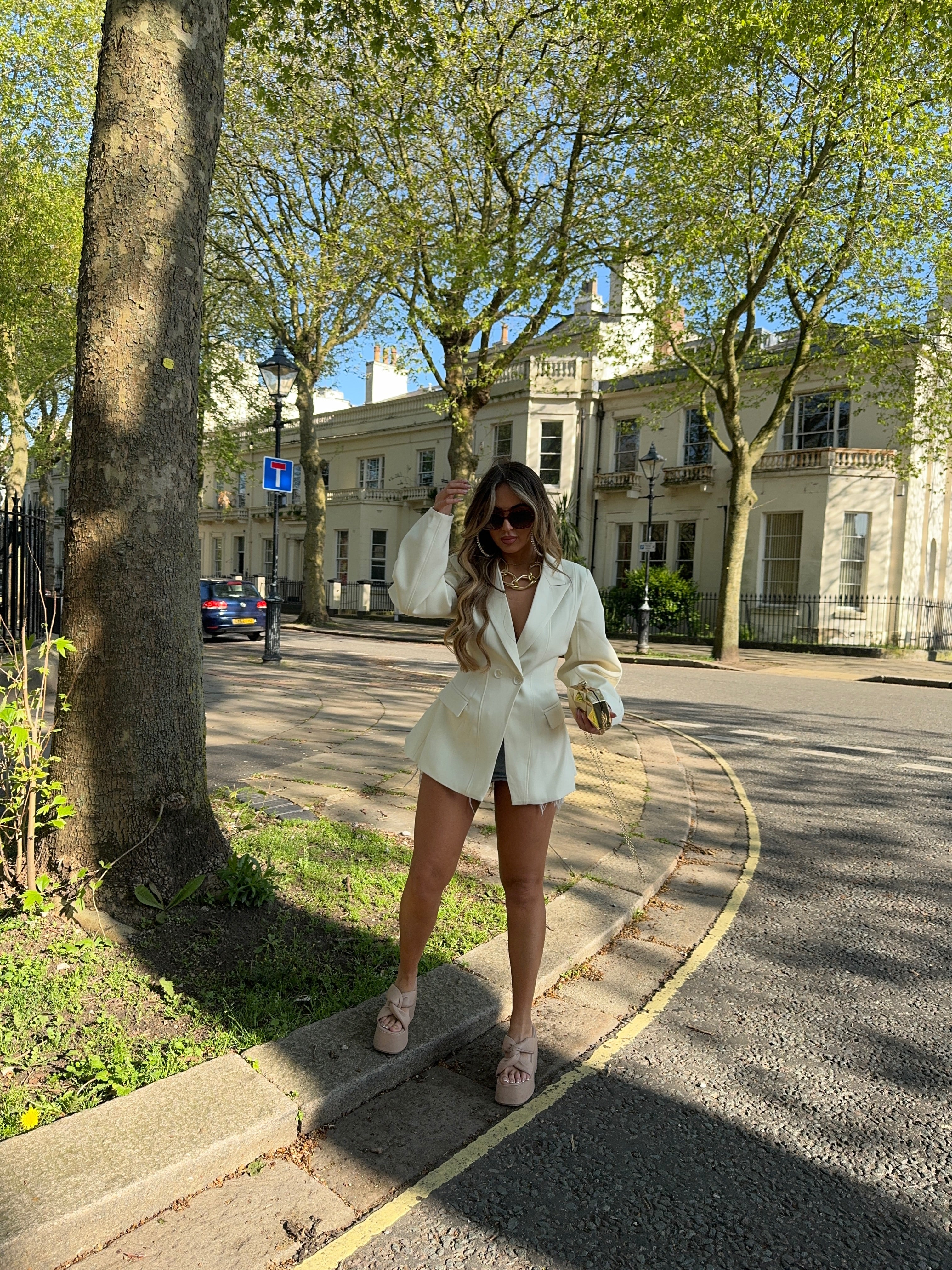 AMELIA CREAM BLAZER