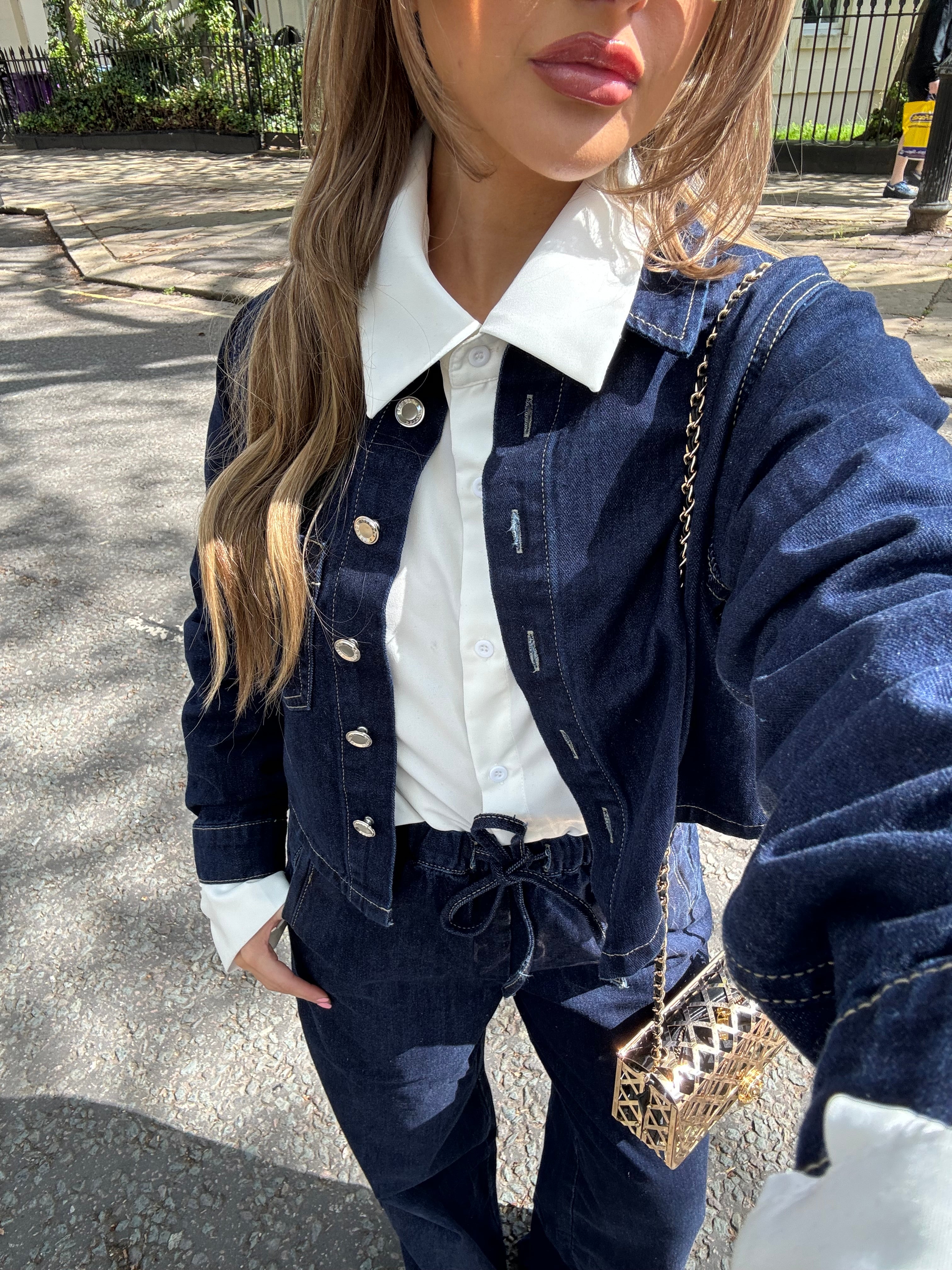 GIANNA Denim Jeans (Dark Blue)