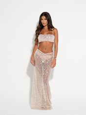 ELYSIA Embellished Bandeau Top
