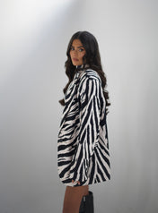 VALENTINA ZEBRA BLAZER