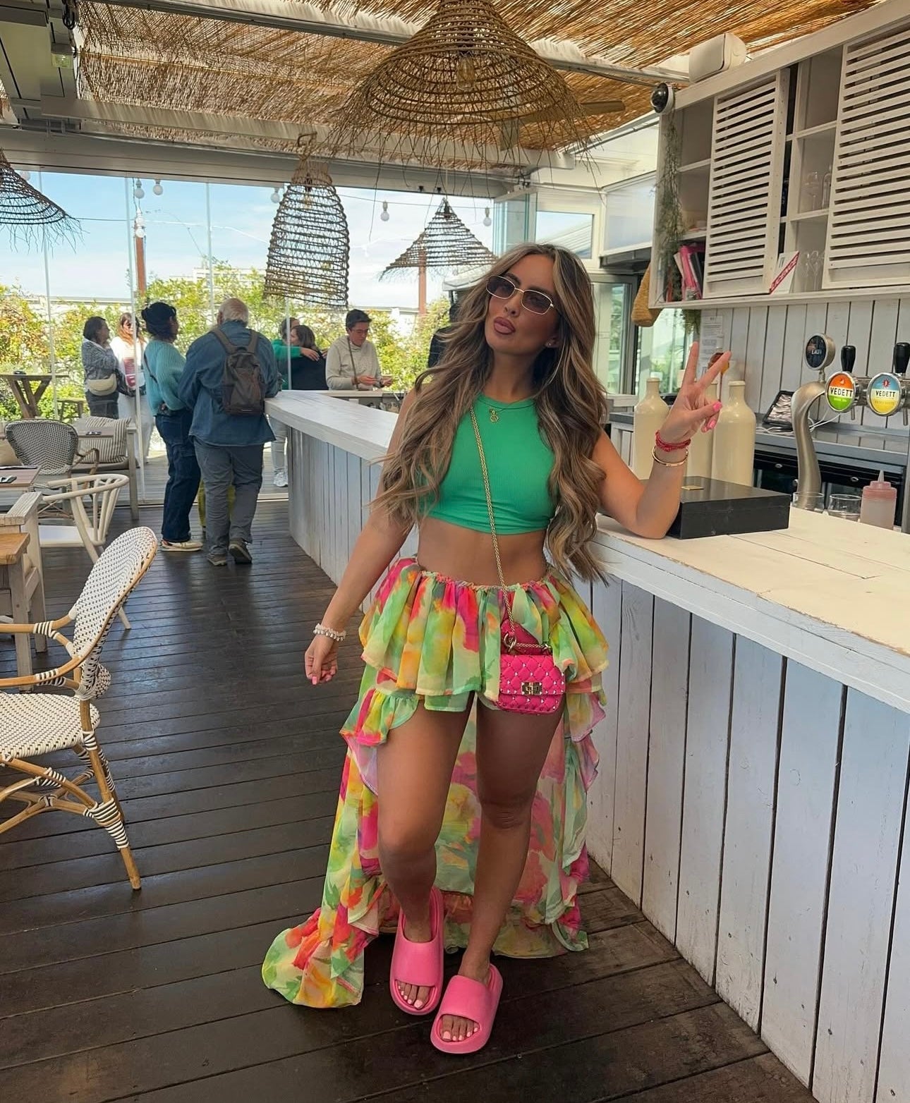 MIA Floral Senorita Skort