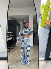 FREYA STRIPE TROUSERS
