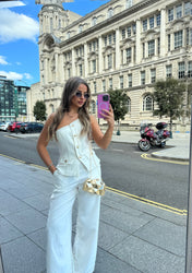 ELIANA Cream Two piece