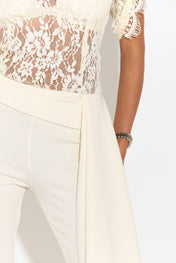 MAYFAIR Ivory Trousers