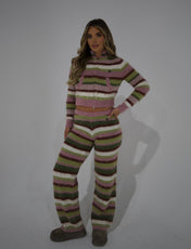 GB KNIT Striped Trousers (REGULAR)