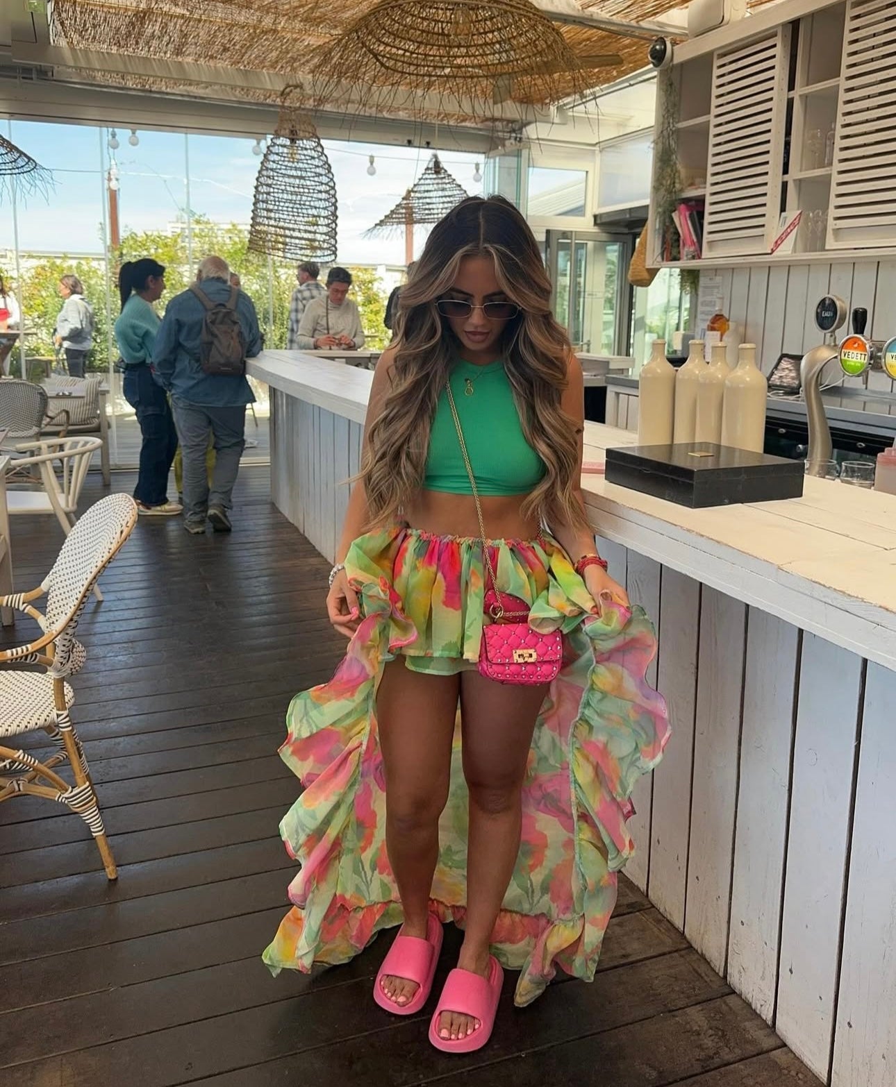 MIA Floral Senorita Skort