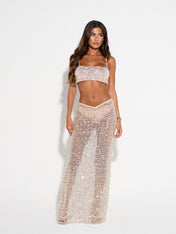 ELYSIA Embellished Bandeau Top