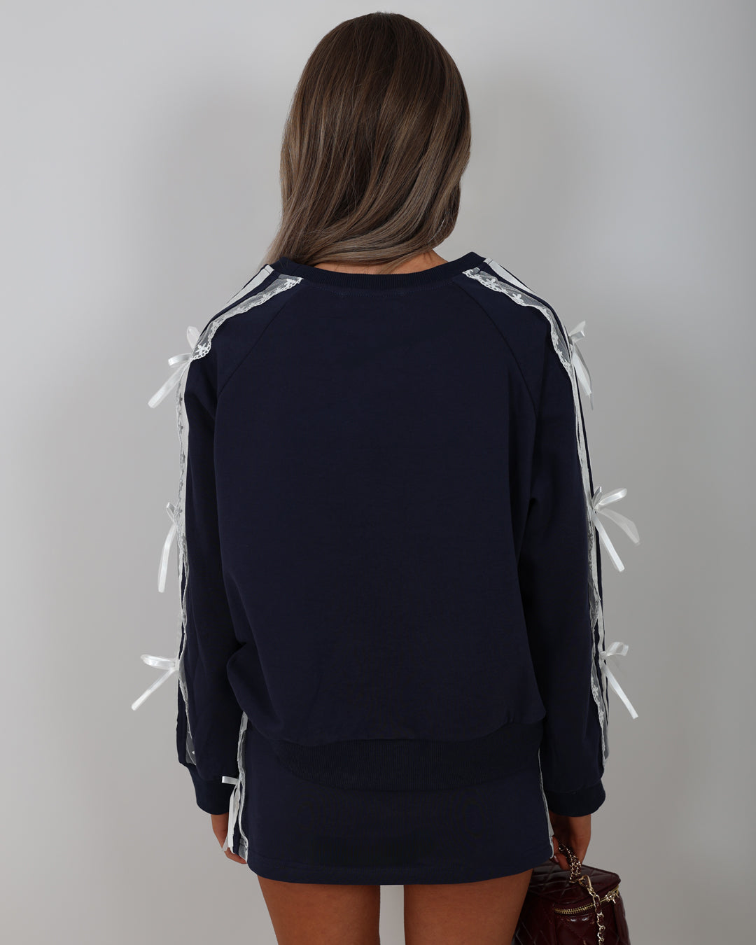 PHOEBE Jumper & Skort Set - Navy