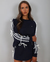 PHOEBE Jumper & Skort Set - Navy